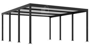 CarPort PREMIUM - Kocsibeálló 5x5 Antracyt - ID959