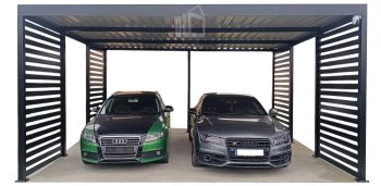 CarPort PREMIUM - Kocsibeálló 6x6 Antracyt ID941