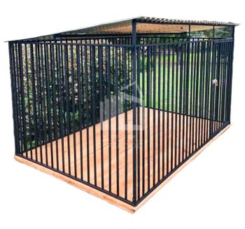 Kutyakennel 3x2,5m - Fa padló ID598